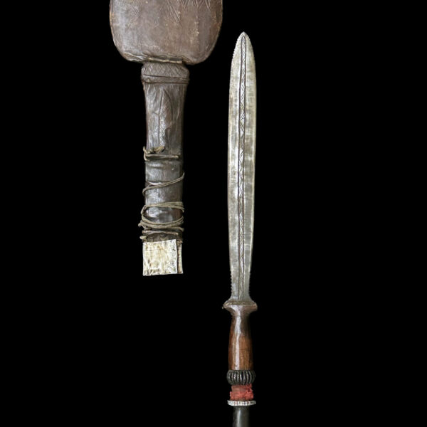 Old Sword and Sheath - Yaka People, D.R. Congo