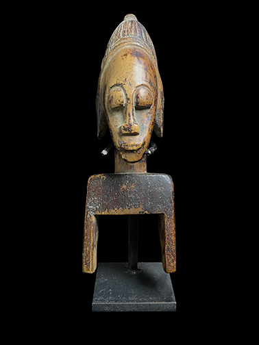 Heddle pulley on stand - Senufo People, Ivory Coast