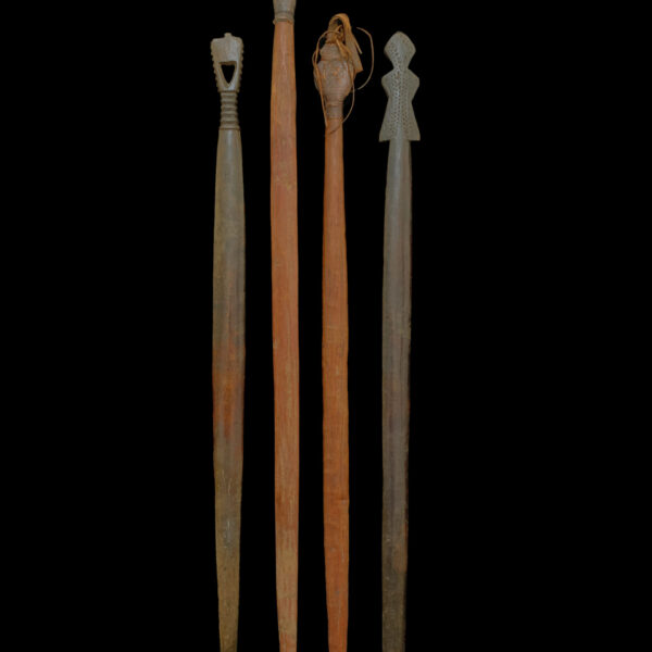 Set of 4 Weaving Sticks - Nupe People, Nigeria